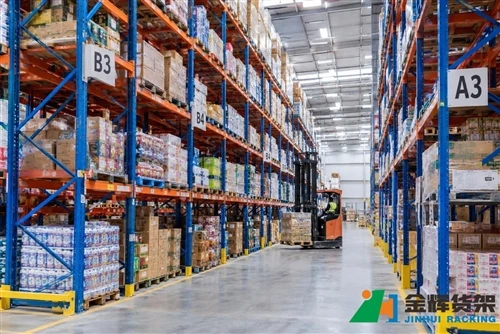 Pallestativ for distribusjonssentre for detaljhandel: lagringsløsninger for rask-flytting av beho...